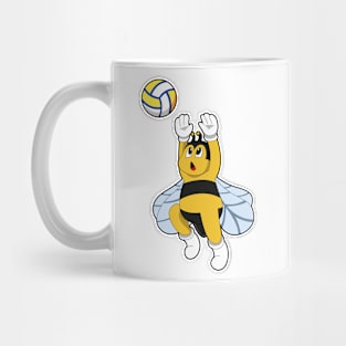 Bee at Volleyball Sports Mug